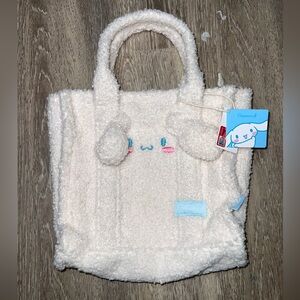 NWT Cinnamoroll sherpa tote bag